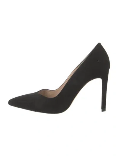 Pre-owned Sandro Suede Pumps In Black