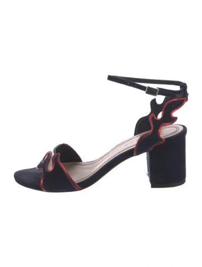 Pre-owned Sandro Suede Sandals In Multi