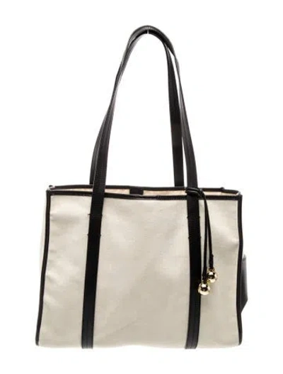 Pre-owned Sandro Suede Top Handle Bag In Neutral