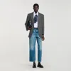 Sandro Suit Jacket In Gray