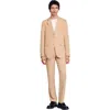 Sandro Suit Jacket In Nut