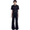 Sandro Suit Trousers In Black