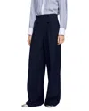 Sandro Suit Trousers In Navy Blue