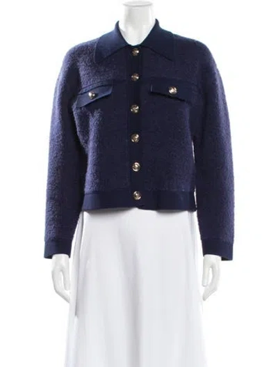 Pre-owned Sandro Sweater In Blue