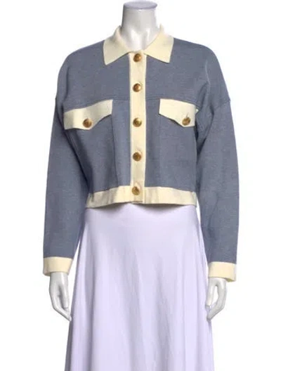 Pre-owned Sandro Sweater In Blue