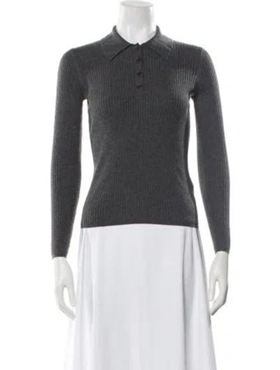 Pre-owned Sandro Sweater In Gray