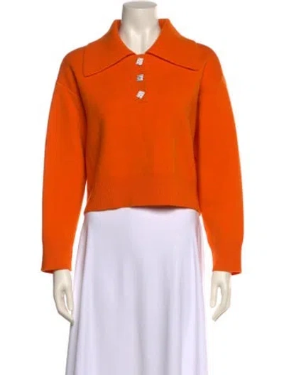 Pre-owned Sandro Sweater In Orange