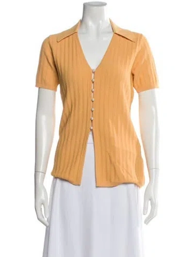 Pre-owned Sandro Sweater In Yellow