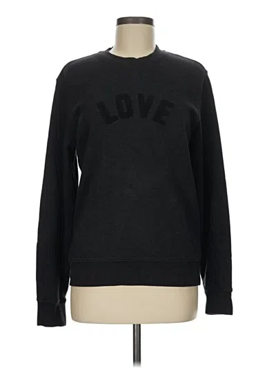 Pre-owned Sandro Sweatshirt In Black