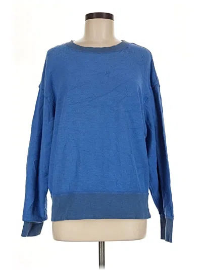 Pre-owned Sandro Sweatshirt In Blue