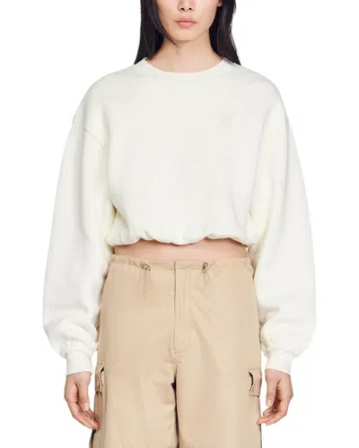 Sandro Sweatshirt In White
