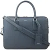 Sandro Synthetic Leather Briefcase In Fonte