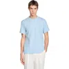 Sandro T-shirt With Double S Patch In Blue