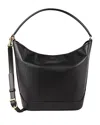 Sandro Tangoso Mini Leather Bag In Black