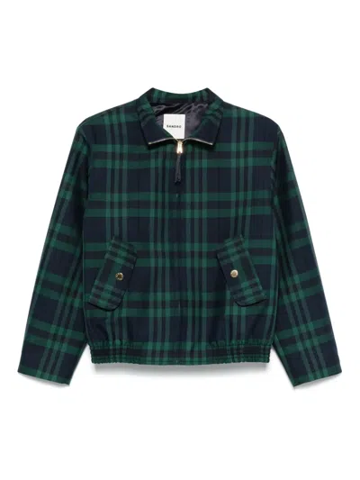 Sandro Tartan-check Jacket