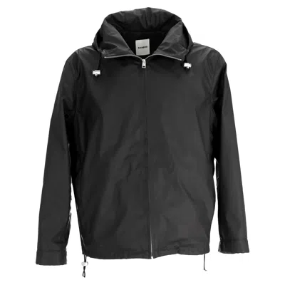 Sandro Technical Fabric Jacket In Black Polyester