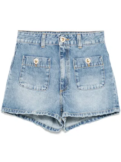 Sandro Texas Shorts In Blue