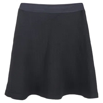 Sandro Textured Mini A-line Skirt In Black Polyester
