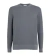Sandro Textured Rice-stitch Sweater In Black