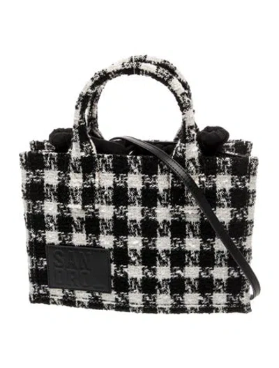 Pre-owned Sandro Top Handle Bag In Black