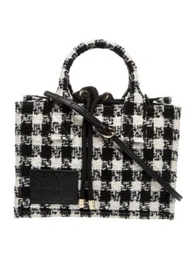 Pre-owned Sandro Top Handle Bag In Multicolor