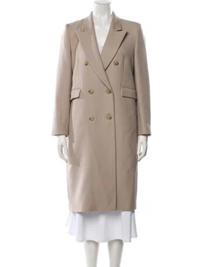 Pre-owned Sandro Trench Coat In Neutral