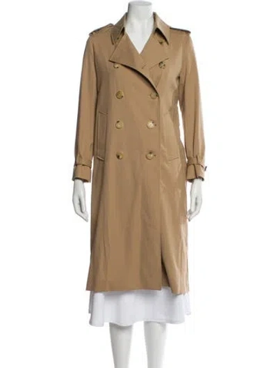 Pre-owned Sandro Trench Coat In Neutral