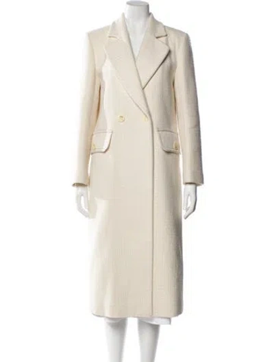 Pre-owned Sandro Trench Coat In Neutral