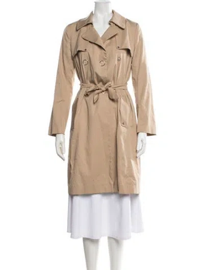 Pre-owned Sandro Trench Coat In Neutrals