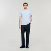 Sandro T-shirt With Heart Patch In Blue