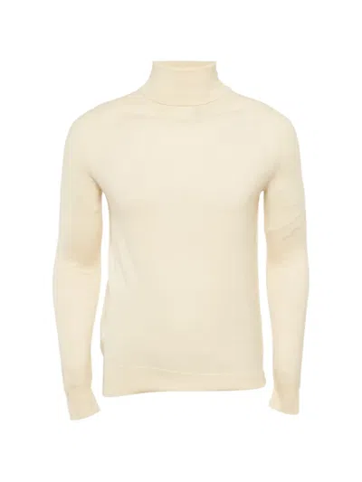 Pre-owned Sandro Turtleneck Jumper In Neutral