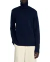 Sandro Turtleneck Sweater In Blue
