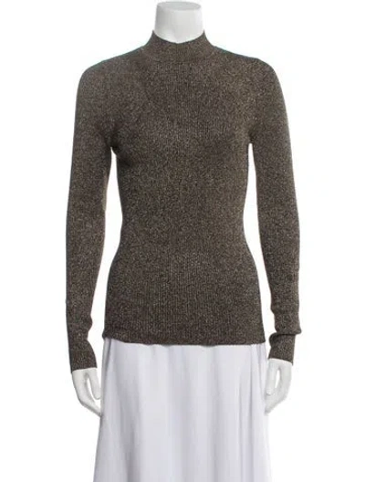 Pre-owned Sandro Turtleneck Sweater In Black