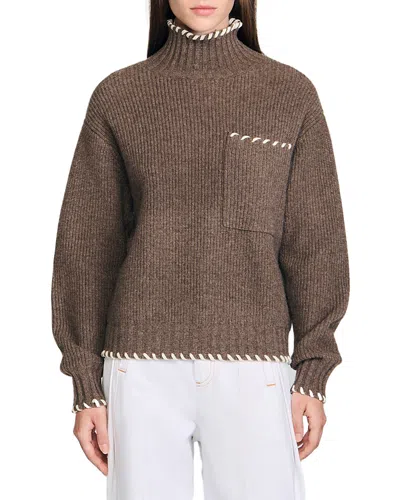 SANDRO TURTLENECK SWEATER