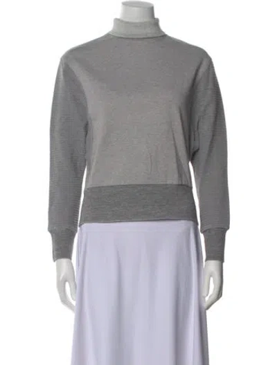 Pre-owned Sandro Turtleneck Sweater In Gray