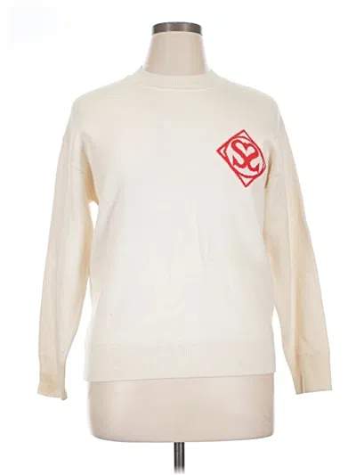Pre-owned Sandro Turtleneck Sweater In Ivory