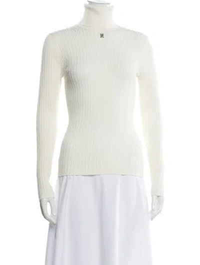 Pre-owned Sandro Turtleneck Sweater In Neutral