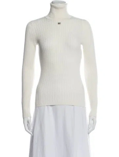 Pre-owned Sandro Turtleneck Sweater In Neutrals