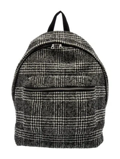Pre-owned Sandro Tweed Backpack In Multi