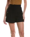 Sandro Tweed Short In Black