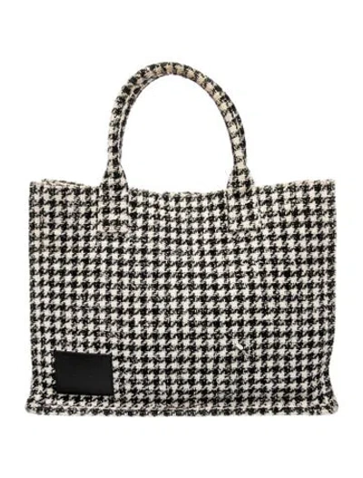 Pre-owned Sandro Tweed Top Handle Bag