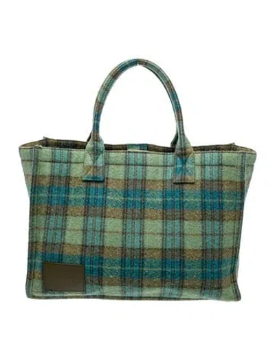 Pre-owned Sandro Tweed Tote In Multi