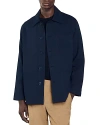 SANDRO TWILL SOLID WORKER JACKET