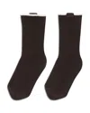 Sandro Two Tone Knee High Socks In Brown