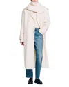 Sandro Uma Coat In Sand
