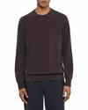 Sandro Unisex Industrial Cashmere Sweater In Burgundy