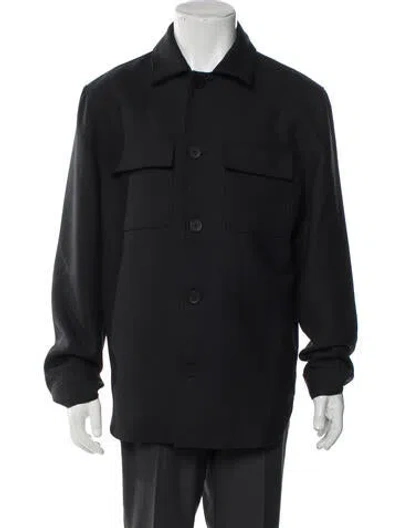 Pre-owned Sandro Utility Jacket In Black