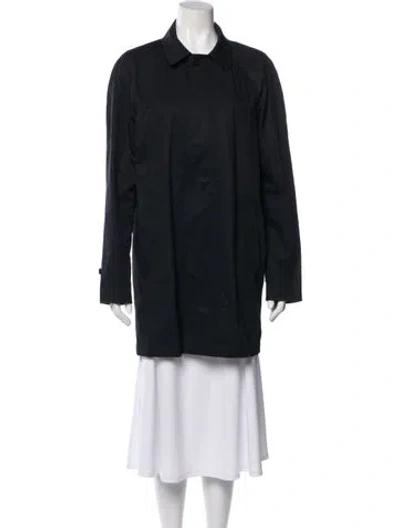 Pre-owned Sandro Utility Jacket In Blue