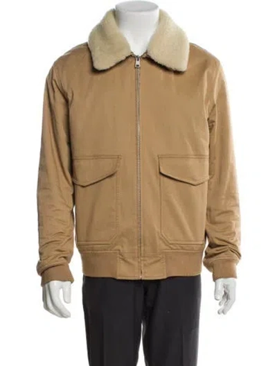 Pre-owned Sandro Utility Jacket In Neutral