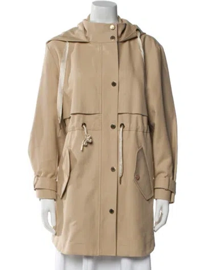 Pre-owned Sandro Utility Jacket In Neutral